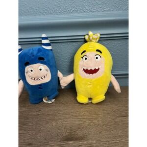 The Oddbods Plush Toy Blue Maxy Yellow Pogo Cute Stuffed Animal